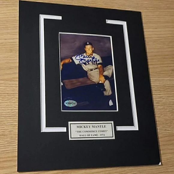 New York Yankees Mickey Mantle  signed photo - Picture 1 of 1